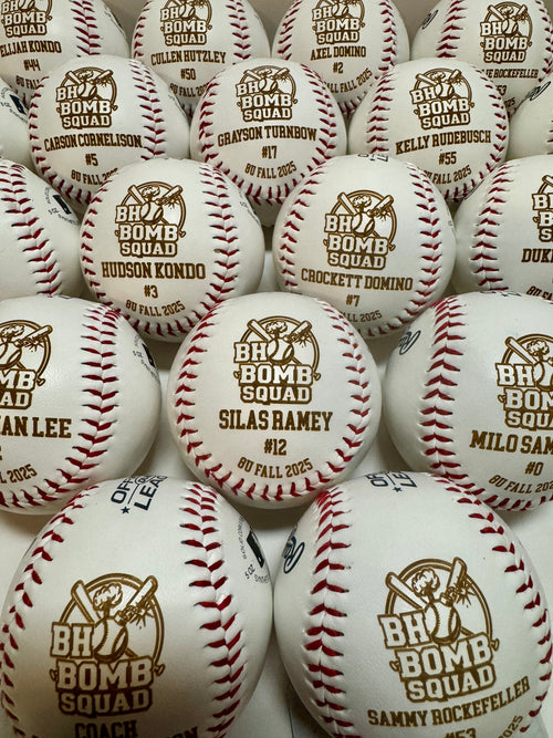 Custom Engraved Baseball