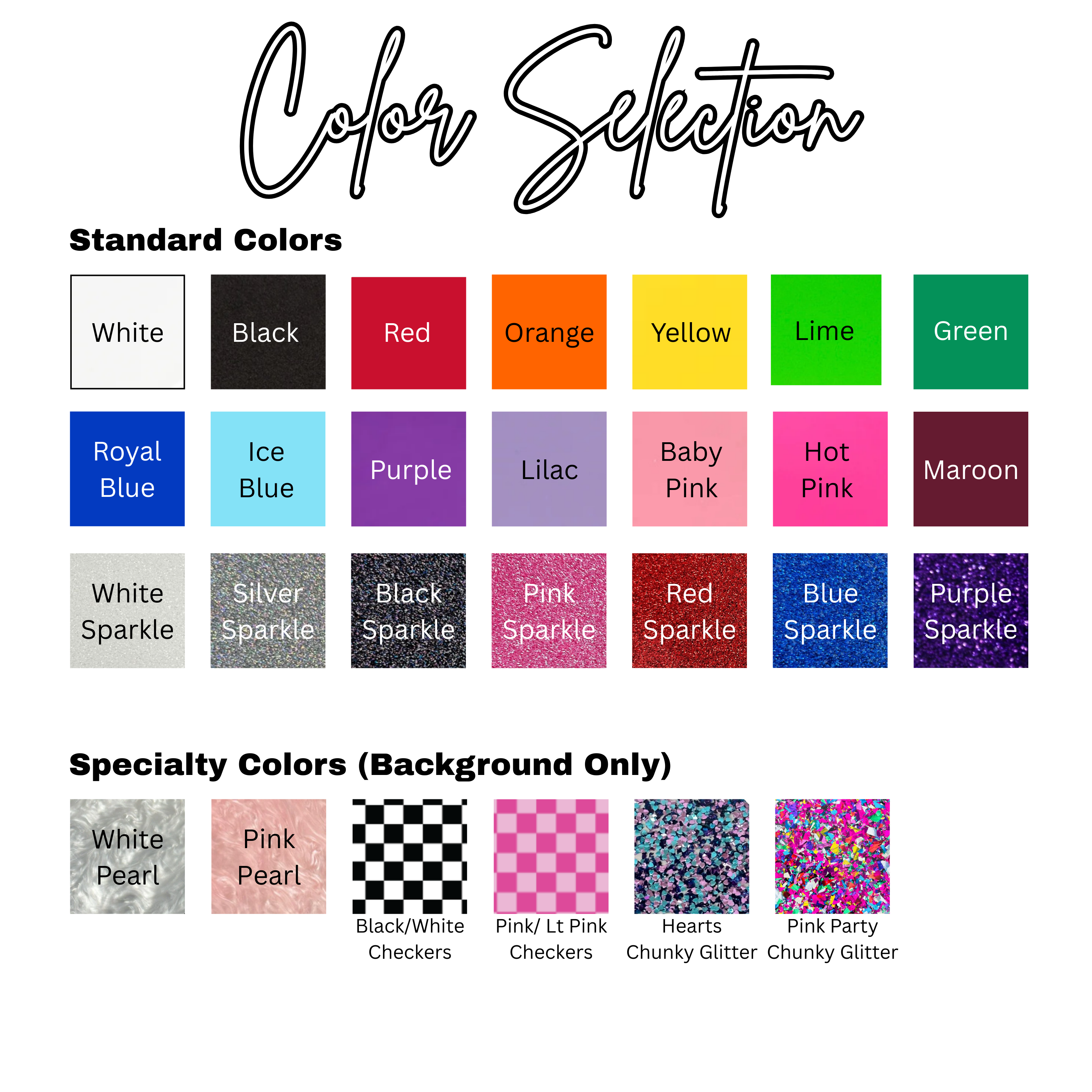 Personalized Acrylic Name Clips