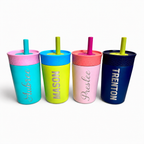 Personalized Kids Cup with Straw - 12oz