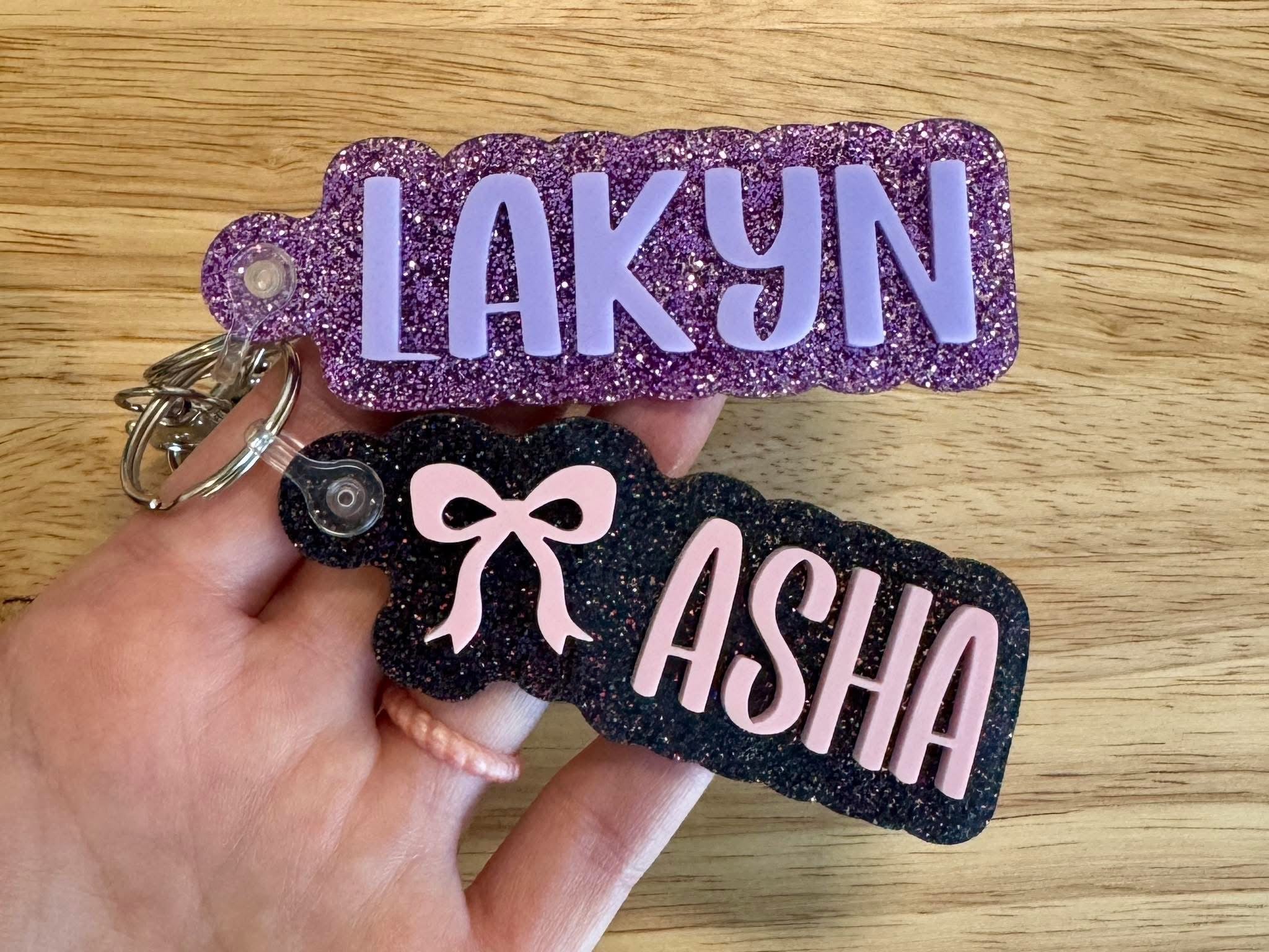 Personalized Acrylic Bag Tag