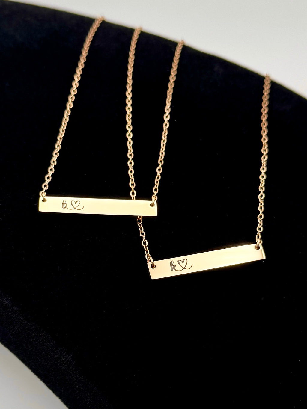 Jewelry - Horizontal Bar Necklace - Personalized