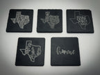 Slate Coasters - Hexagon - Custom Engraving