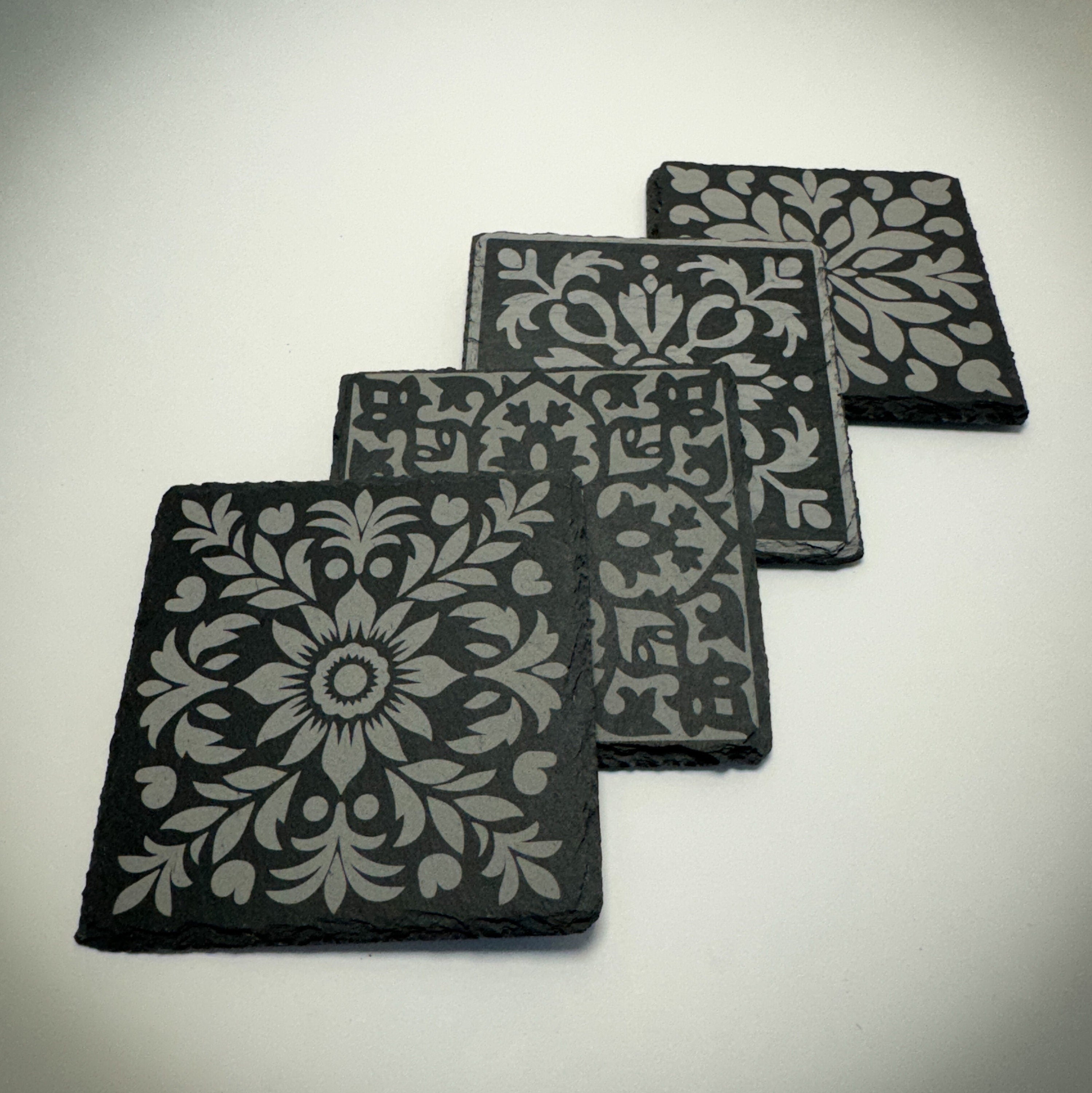Slate Coasters - Round - Upload Custom Design