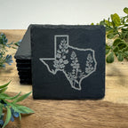 Slate Coasters - Hexagon - Custom Engraving