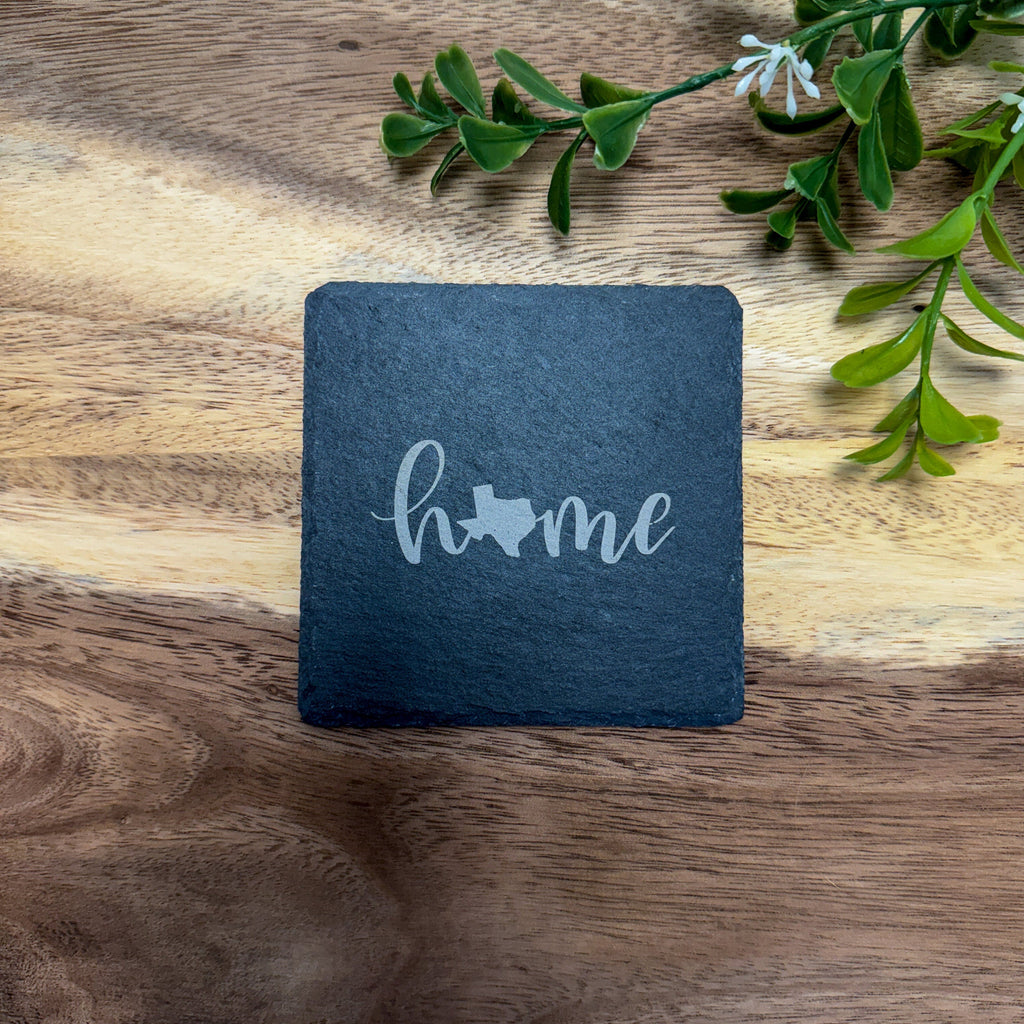 Slate Coasters - Round - Upload Custom Design