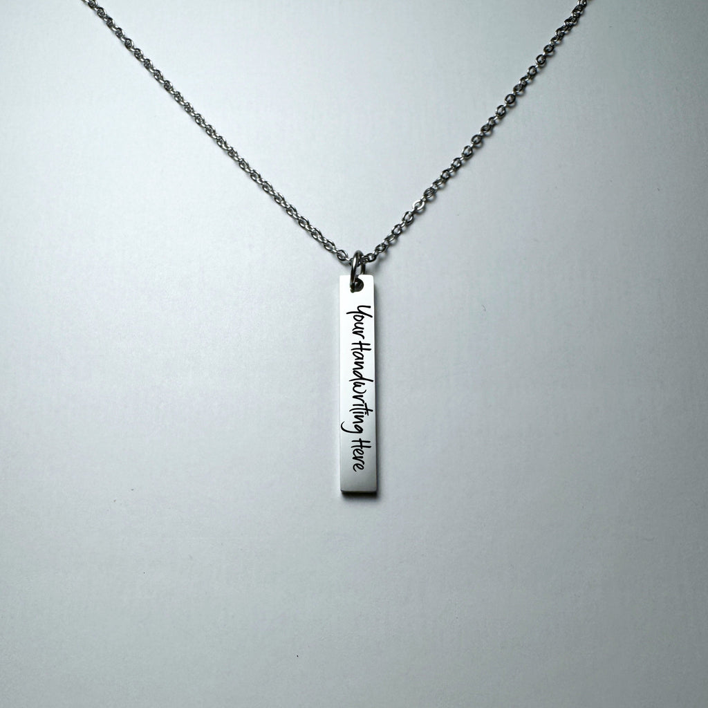 Jewelry - Engraved Pendant Necklace - Upload Custom Design, Handwriting, etc