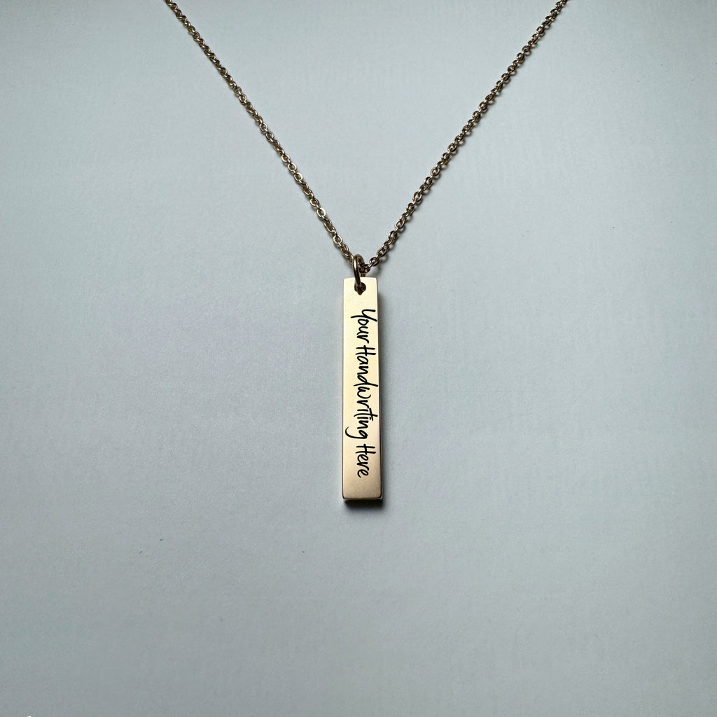 Jewelry - Engraved Pendant Necklace - Upload Custom Design, Handwriting, etc