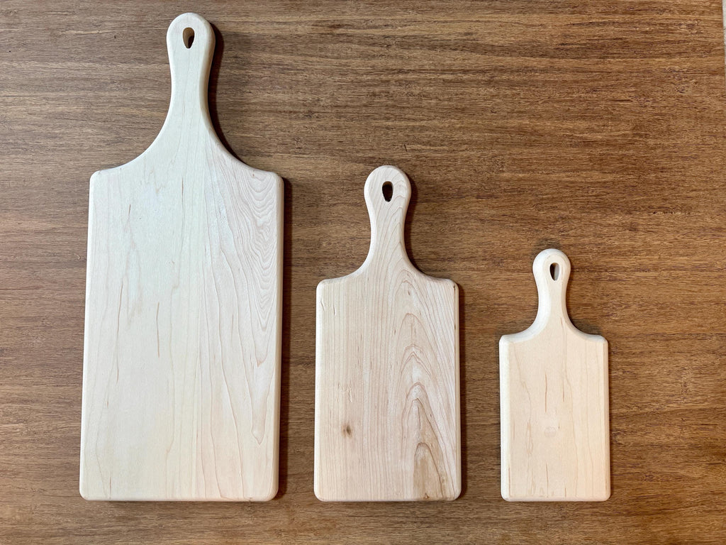 Maple Cutting Board - Large - Unfinished Laser Blank - Single