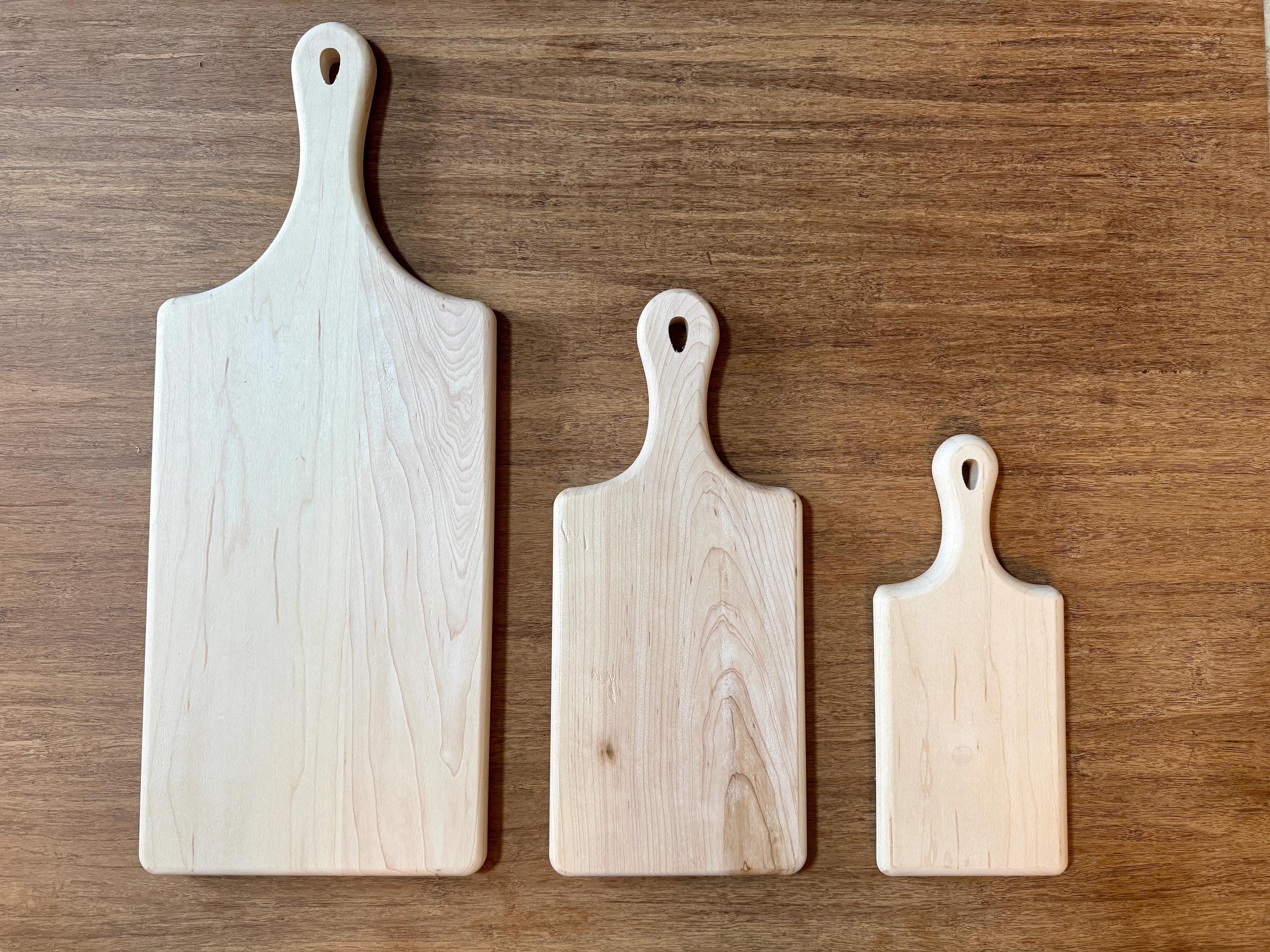 Maple Cutting Board - Large - Unfinished Laser Blank - Single