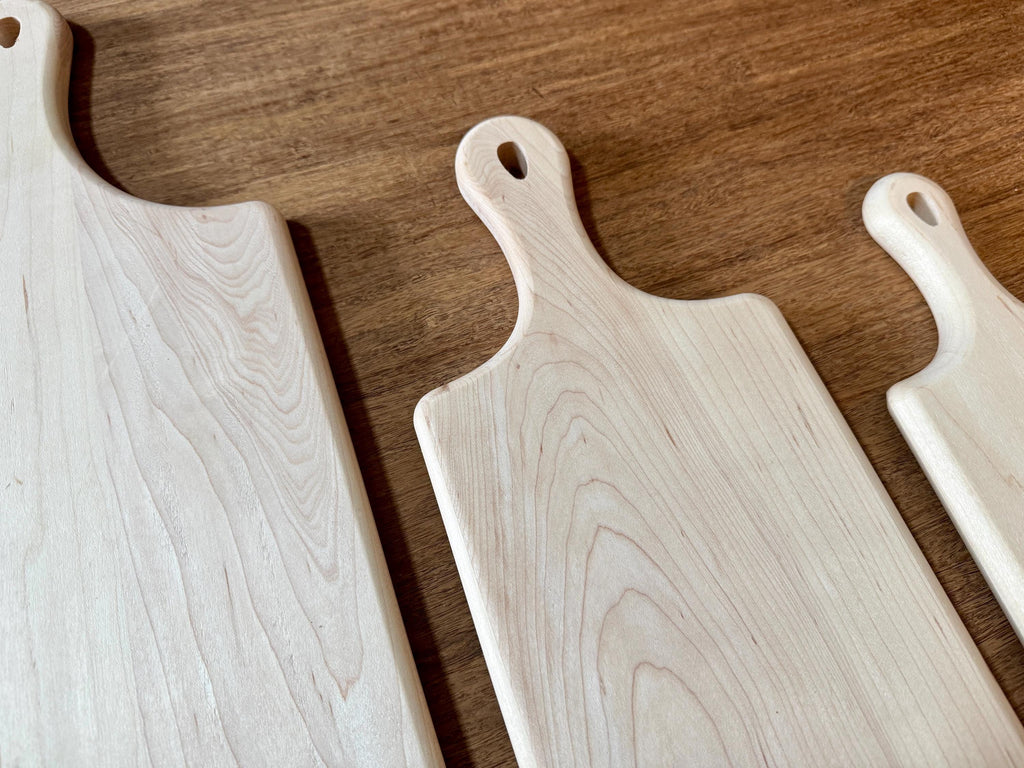 Maple Cutting Board - Large - Unfinished Laser Blank - Single