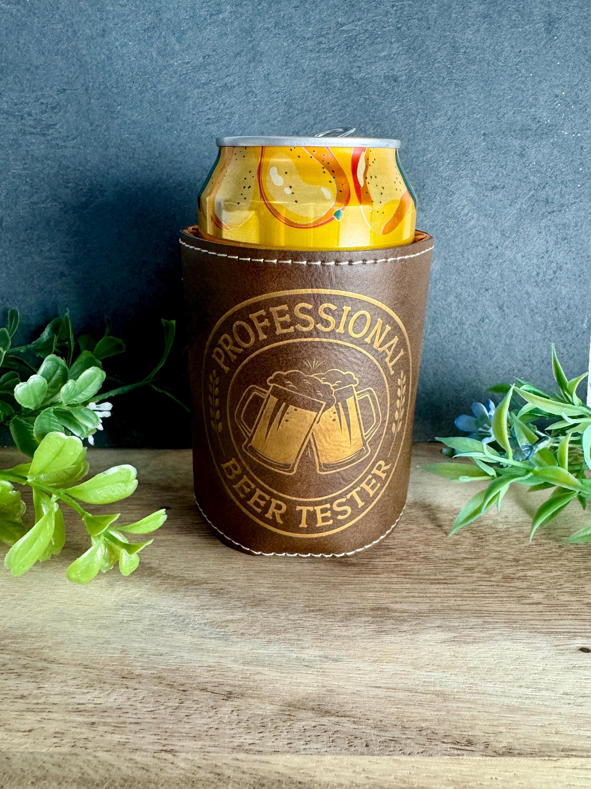 Leatherette Can Cooler - Upload Custom Design