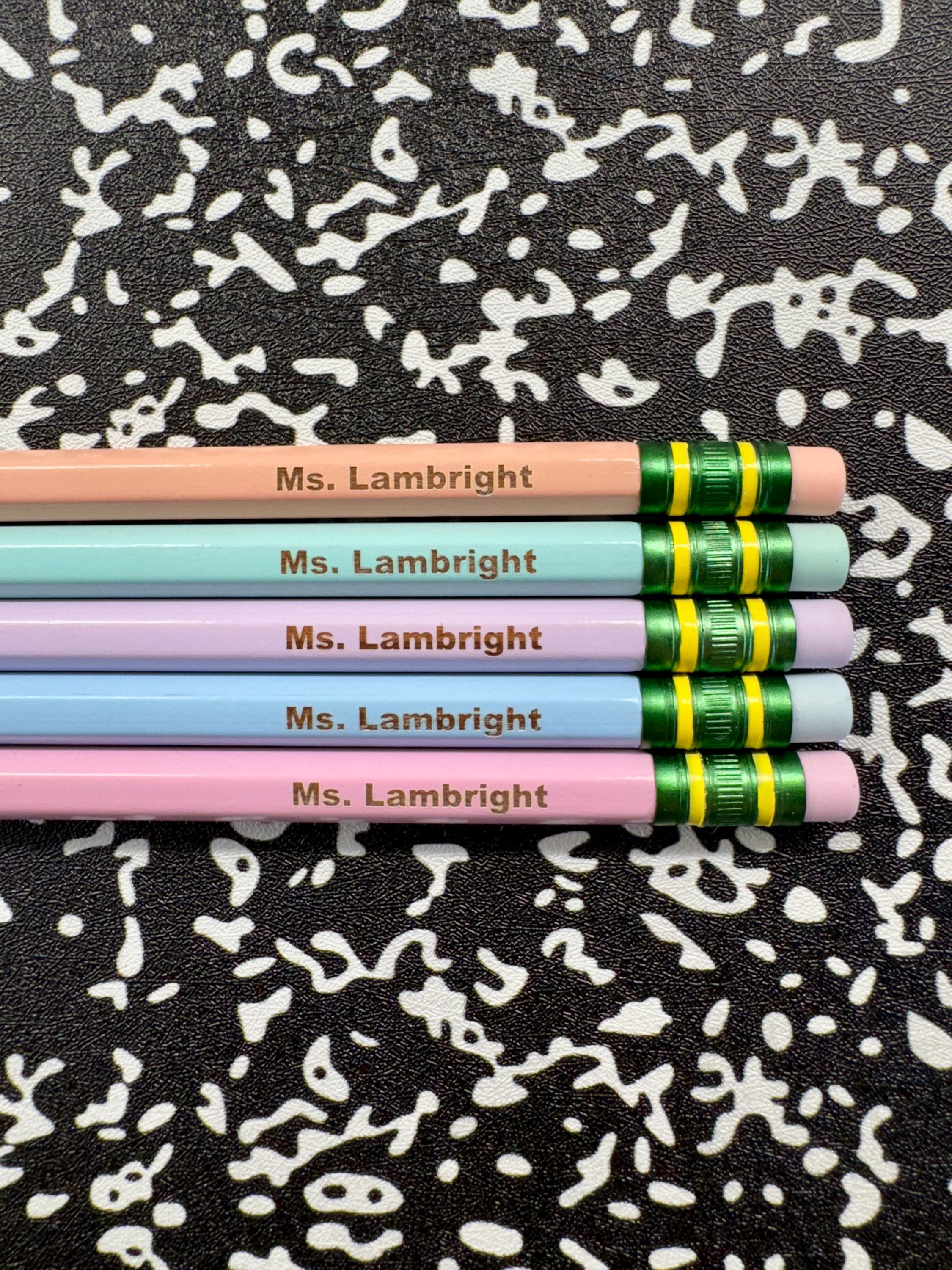Personalized Ticonderoga Pencils