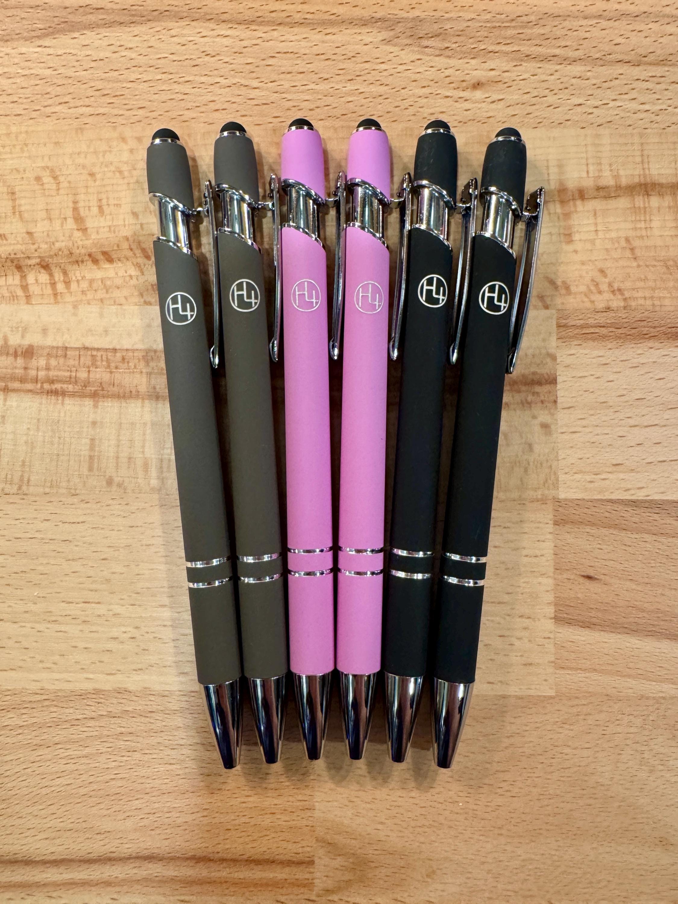 Branded Pens - Soft Touch with Stylus