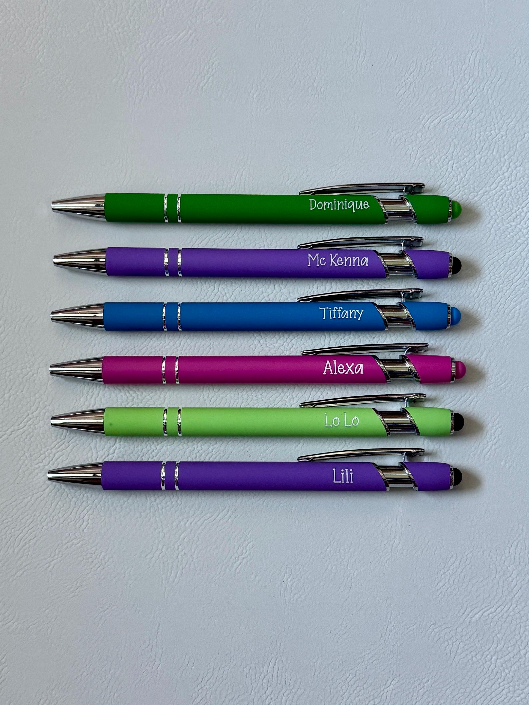 Personalized Pens - Soft Touch with Stylus